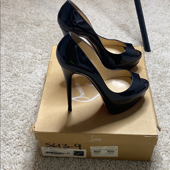 Christian Louboutin Lady peep 150 patent Calf - Picture 8 of 14